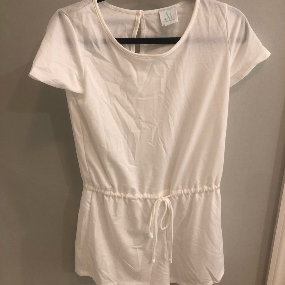 NEW, Never Worn White Romper